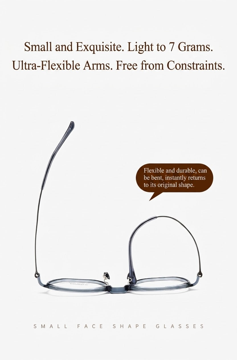 L9106 Lightweight TR90 Titanium Eyeglasses – Unisex Geometric Frames