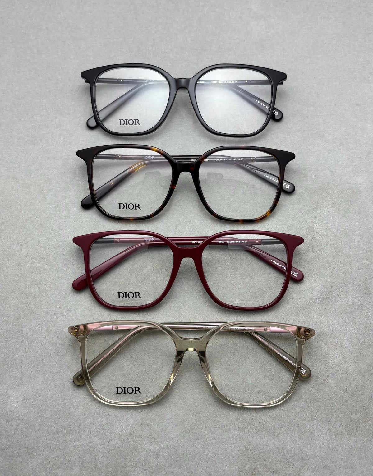 CD3500 Unisex Square Acetate Optical Glasses – 53-16-145