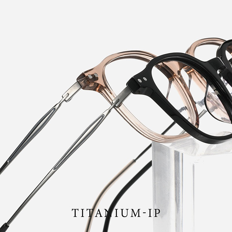 GG507F Acetate & Titanium Retro Eyeglasses β Lightweight Unisex Optical Frame