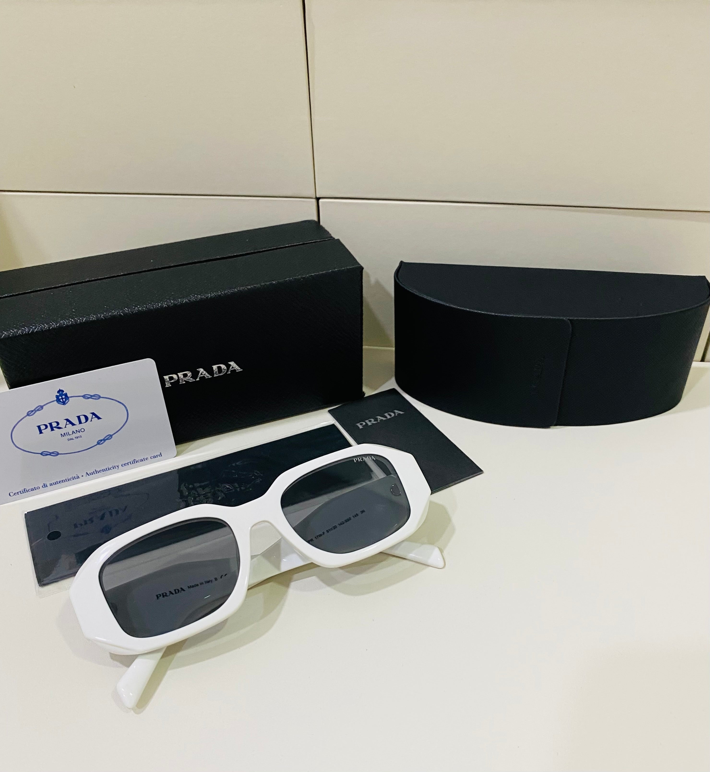 Prada SPR 17W-F (Chalk White) – BTSGLASSES