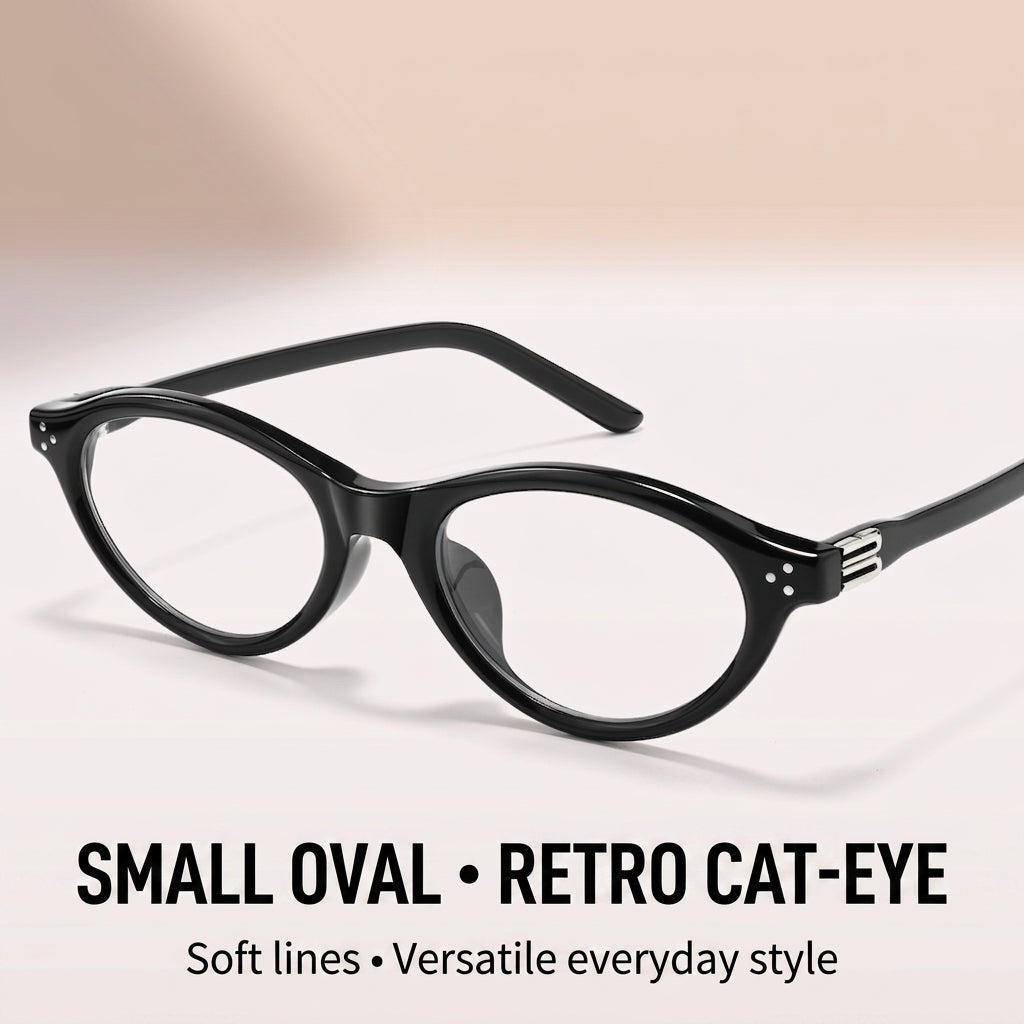 92280BD Women’s Cat-Eye Acetate Eyeglasses – Slim Fashion Optical Frame 53mm