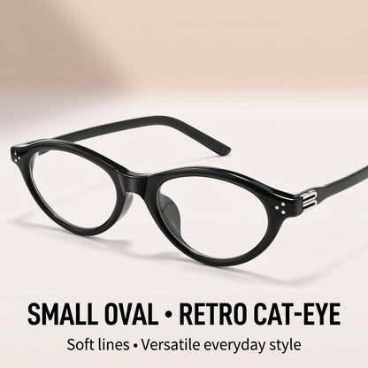 92280BD Women’s Cat-Eye Acetate Eyeglasses – Slim Fashion Optical Frame 53mm