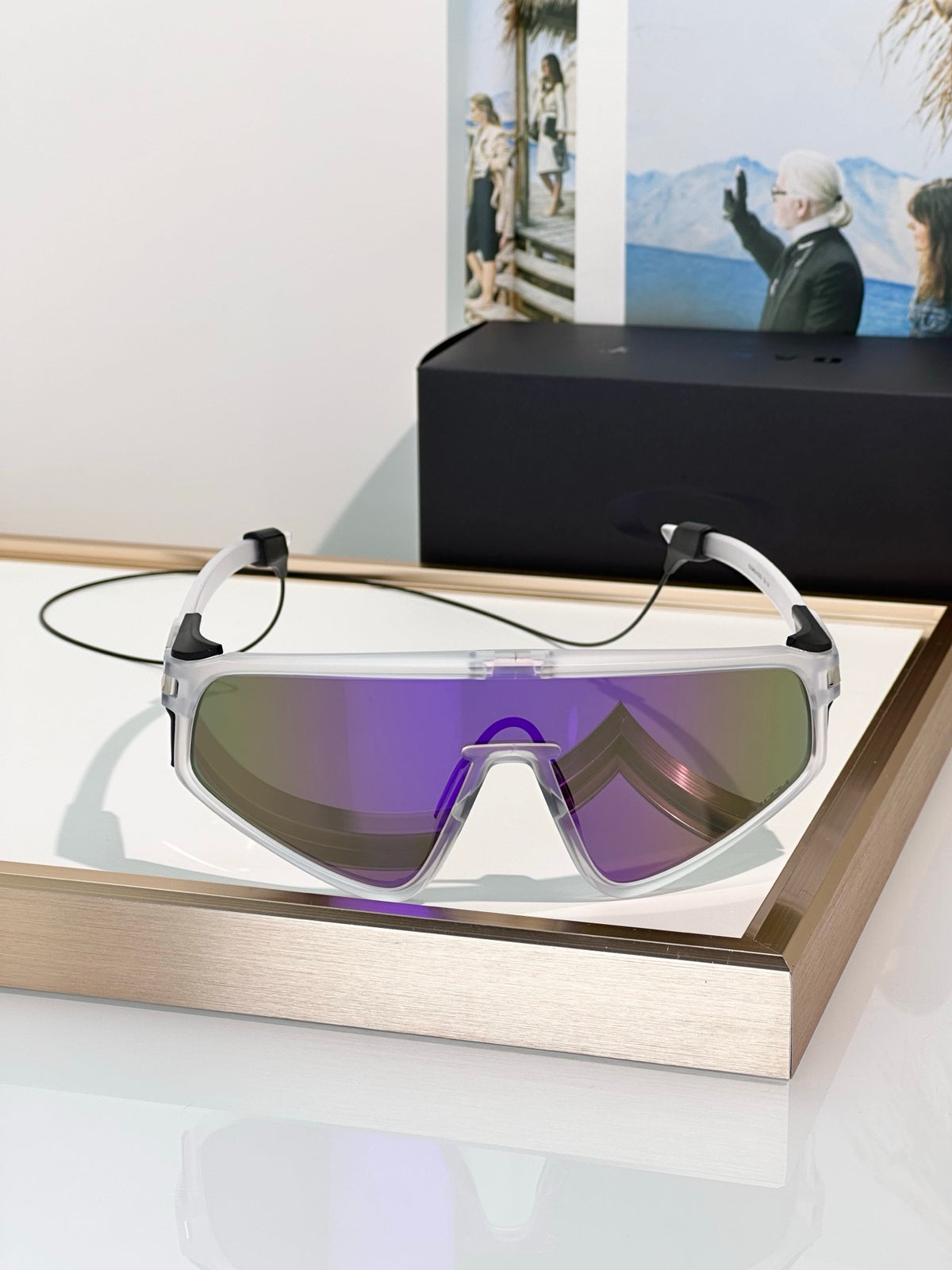 9404 Oversized Shield Sport Sunglasses – Wraparound Performance Eyewear