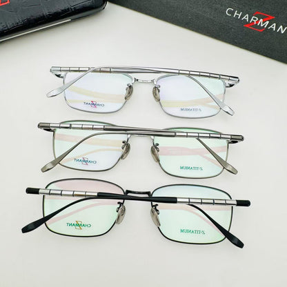 ZT27015 Men’s Rectangle Metal Optical Glasses – 54-19-147