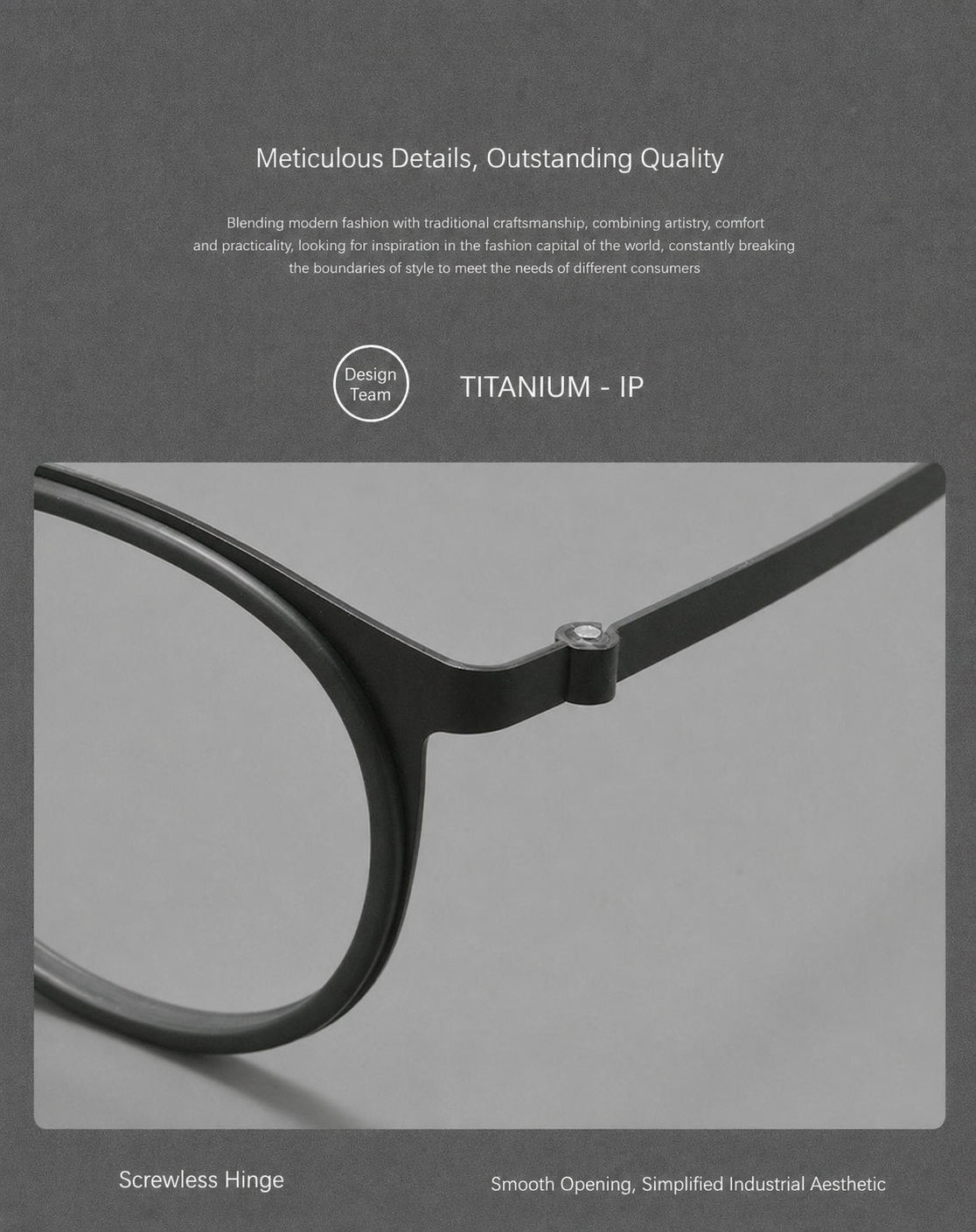 923641Y Round Acetate Titanium Eyeglasses – Lightweight Unisex Optical Frame