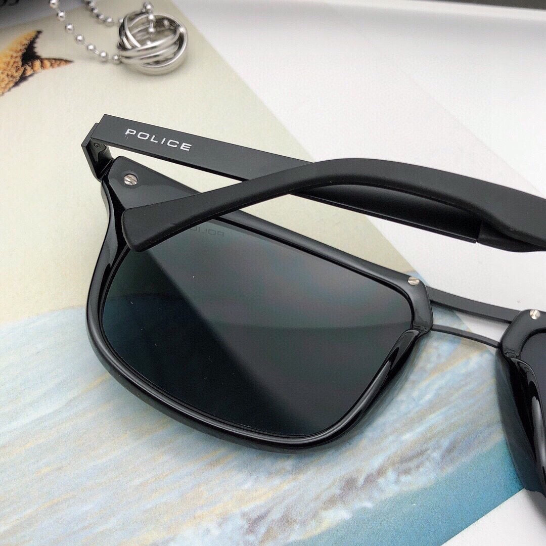 S8748- Classic Square Double-Bridge Sunglasses – 54mm