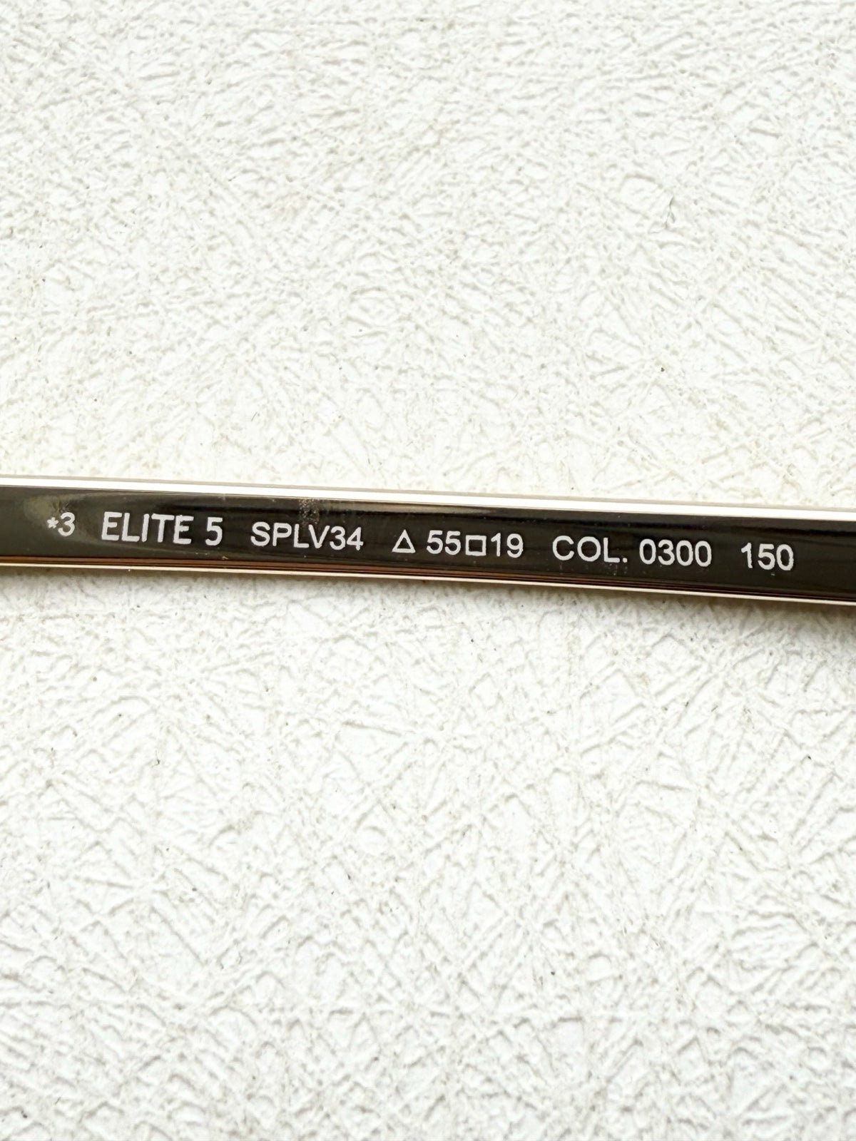 SPLV34 Slim Rectangle Metal Sunglasses – 55mm