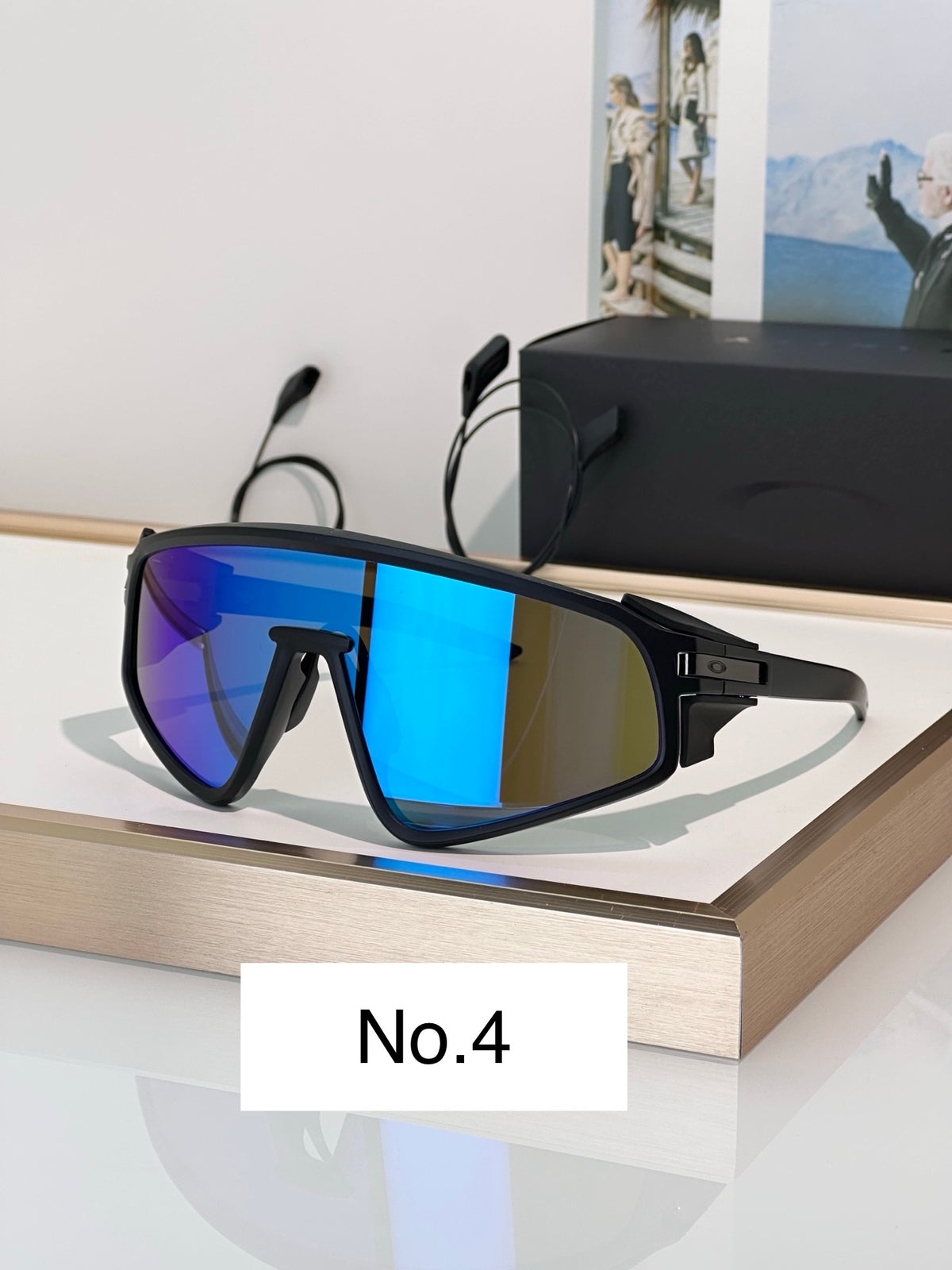 9404 Oversized Shield Sport Sunglasses – Wraparound Performance Eyewear