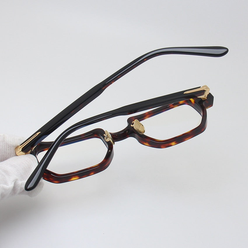 Jacques- Astaire Retro square Acetate Optical Glasses