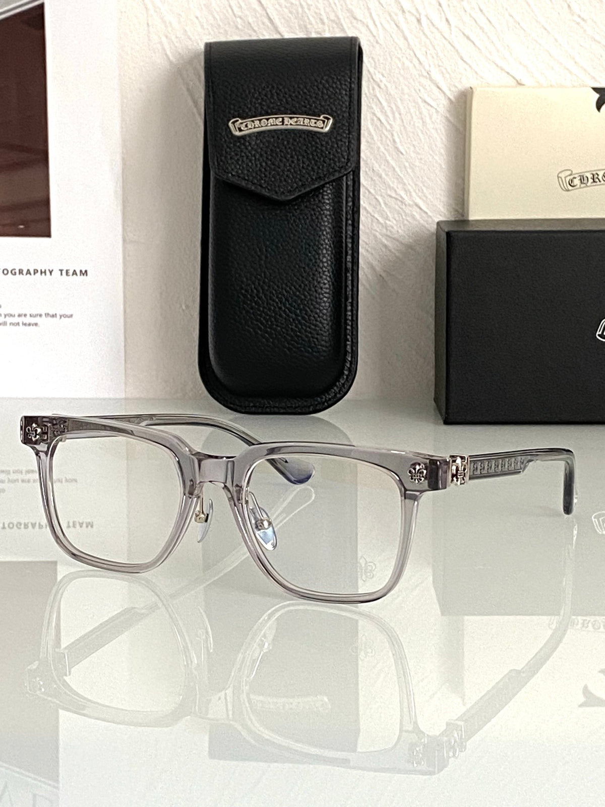 CH8138 Unisex Square Acetate Optical Glasses – 53-28-150