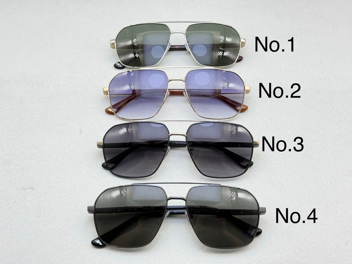 SPLQ85 Oversized Rectangle Metal Sunglasses – 61mm