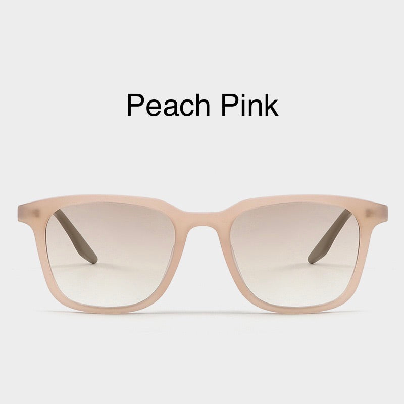 9020 Oversized Square Acetate Sunglasses – Unisex Nylon Lens Frame