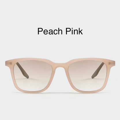 9020 Oversized Square Acetate Sunglasses – Unisex Nylon Lens Frame