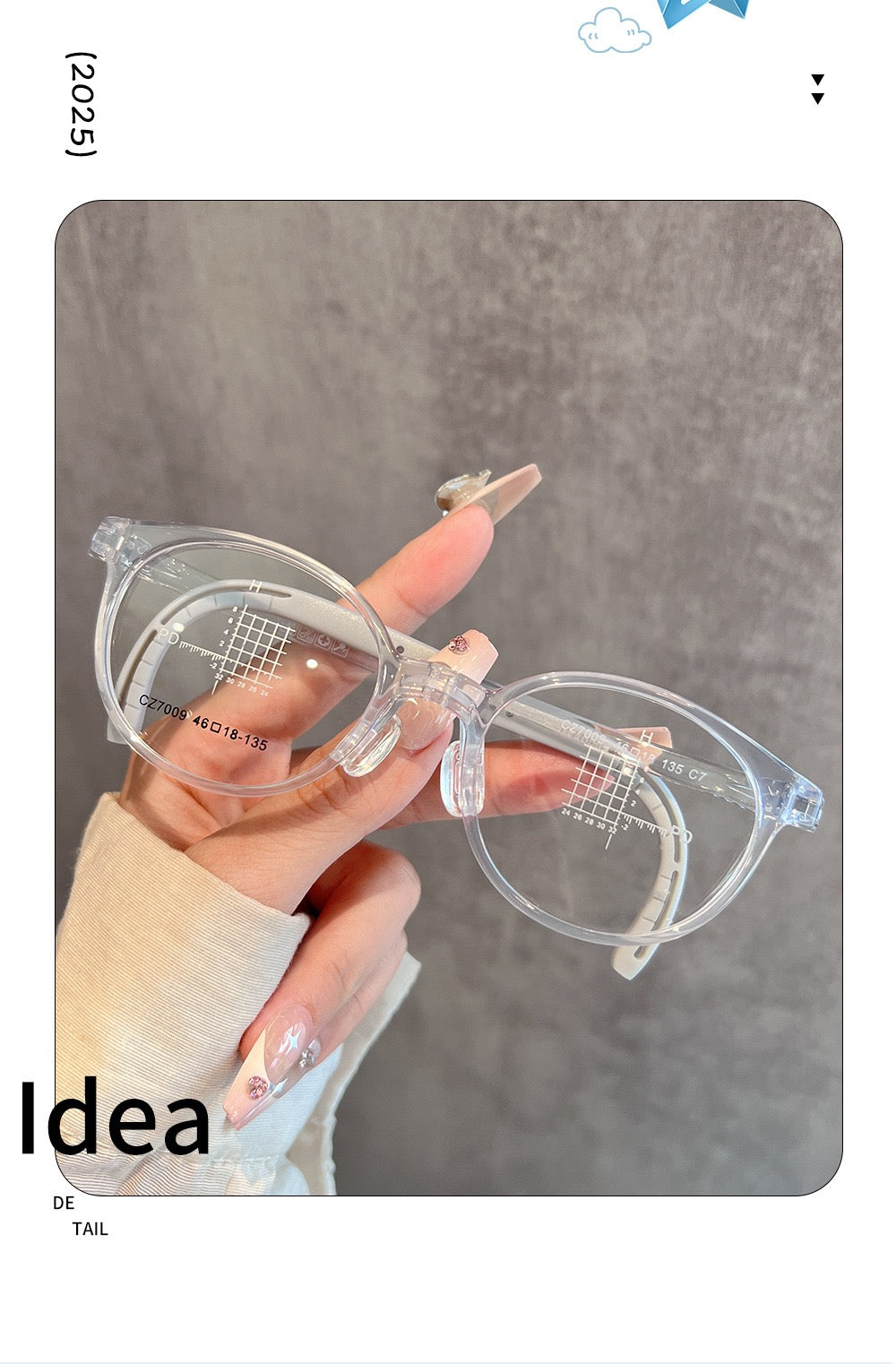 CZ7009ET Kids Round Eyeglasses – Lightweight Flexible TR Children’s Glasses | 46mm