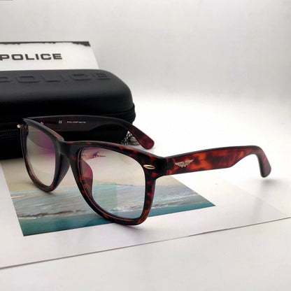 S’1931G Square Optical Frame with Polarized Clip-On Sunglasses – 53mm