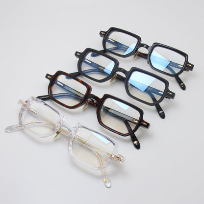 Jacques- Astaire Retro square Acetate Optical Glasses