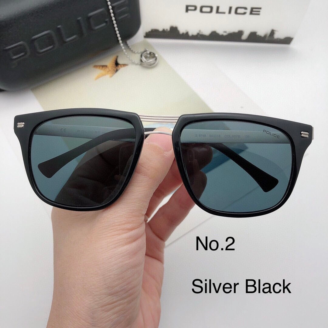 S8748- Classic Square Double-Bridge Sunglasses – 54mm