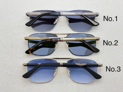 SPL890W Rectangle Metal Sunglasses – 55mm