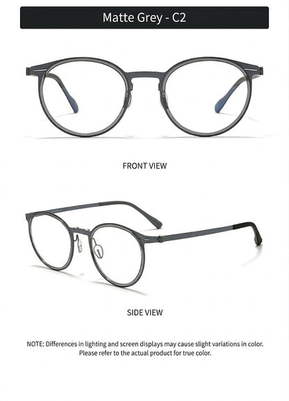 8868 Titanium Magnetic Clip-On Eyeglasses – Polarized Multi-Lens Frame (Copy)