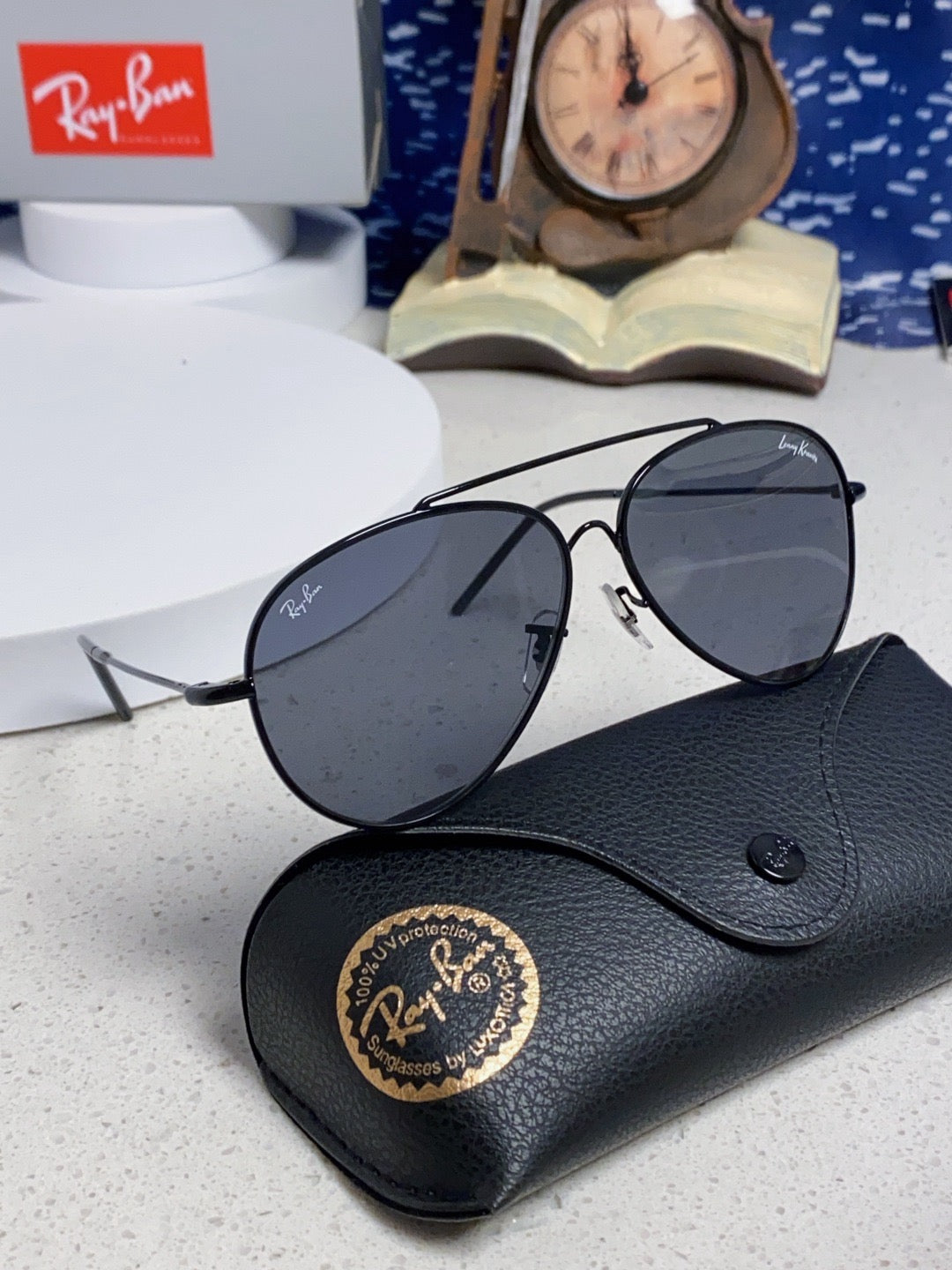 R0101S Reverse Aviator Sunglasses – Unisex Metal Frame 62mm