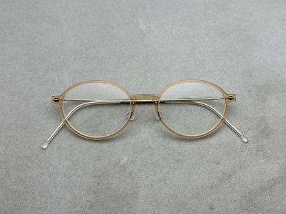6667 Ultralight Pure Titanium Round Eyeglasses – Screwless Minimalist Frame