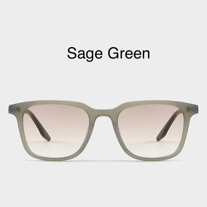 9020 Oversized Square Acetate Sunglasses – Unisex Nylon Lens Frame