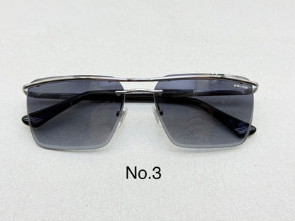 SPLV32 Modern Rectangle Metal Sunglasses – 60mm