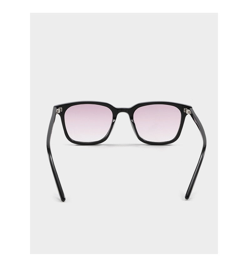 9020 Oversized Square Acetate Sunglasses – Unisex Nylon Lens Frame