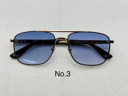 SPL890W Rectangle Metal Sunglasses – 55mm
