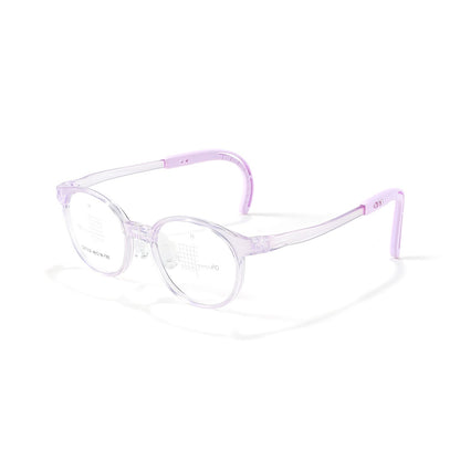 CZ7009ET Kids Round Eyeglasses – Lightweight Flexible TR Children’s Glasses | 46mm