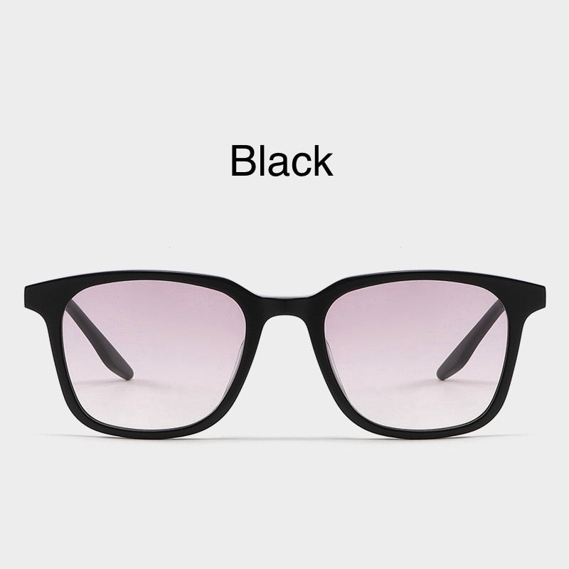 9020 Oversized Square Acetate Sunglasses – Unisex Nylon Lens Frame