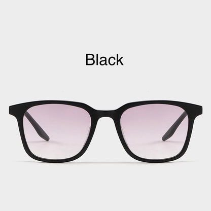 9020 Oversized Square Acetate Sunglasses – Unisex Nylon Lens Frame