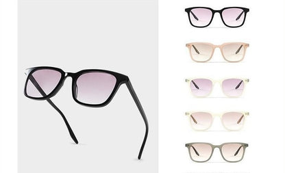 9020 Oversized Square Acetate Sunglasses – Unisex Nylon Lens Frame