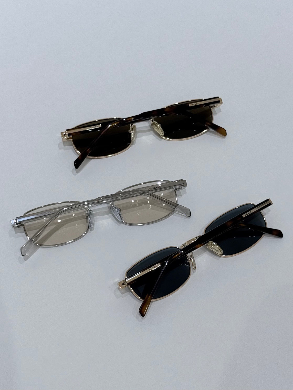 54mm- Unisex Slim Rectangle Metal Sunglasses – UV400 Lightweight Frame