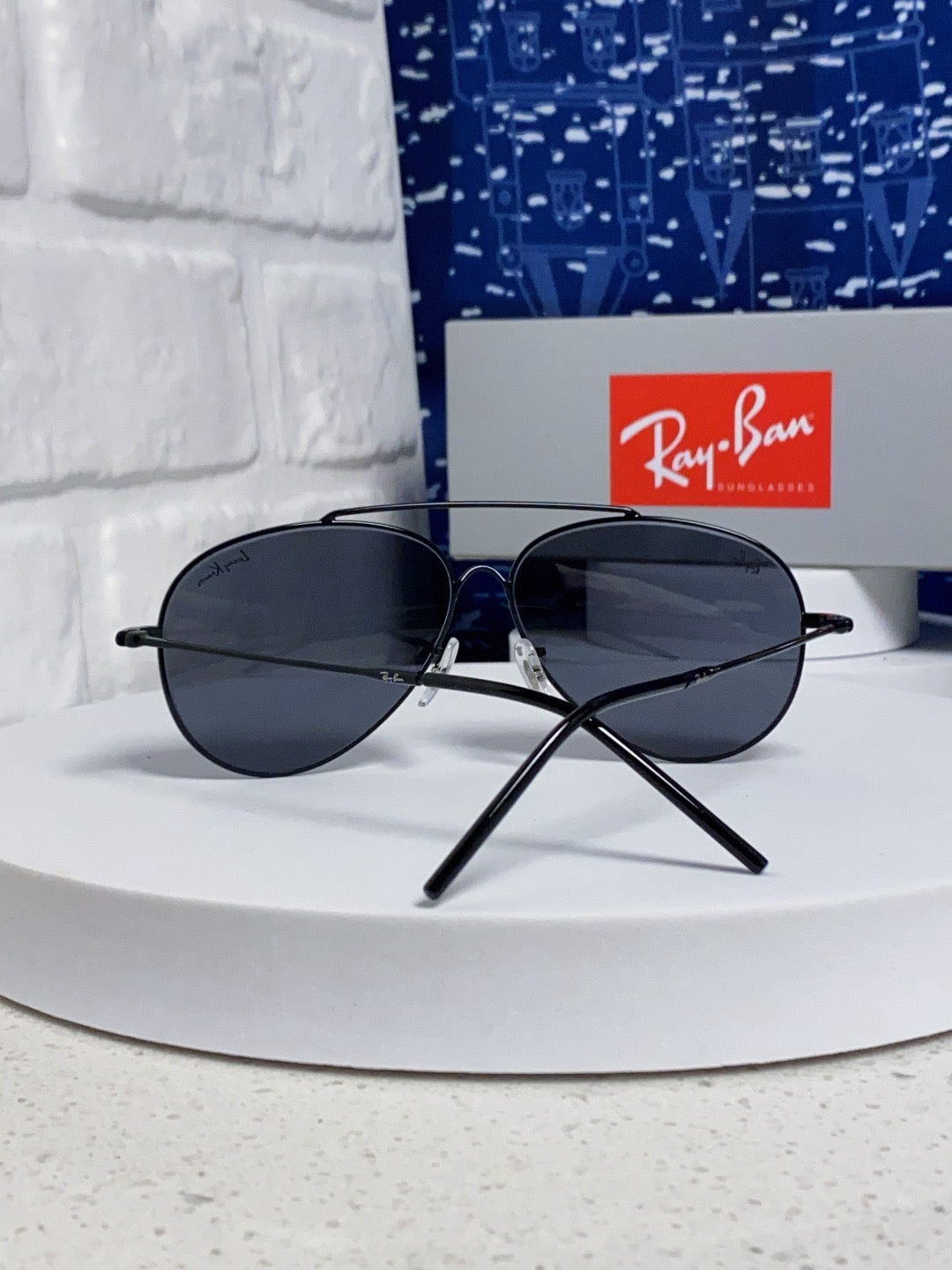 R0101S Reverse Aviator Sunglasses – Unisex Metal Frame 62mm