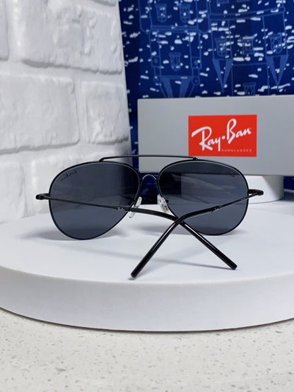 R0101S Reverse Aviator Sunglasses – Unisex Metal Frame 62mm