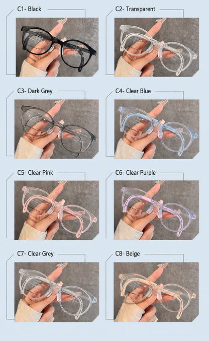 CZ7009ET Kids Round Eyeglasses – Lightweight Flexible TR Children’s Glasses | 46mm