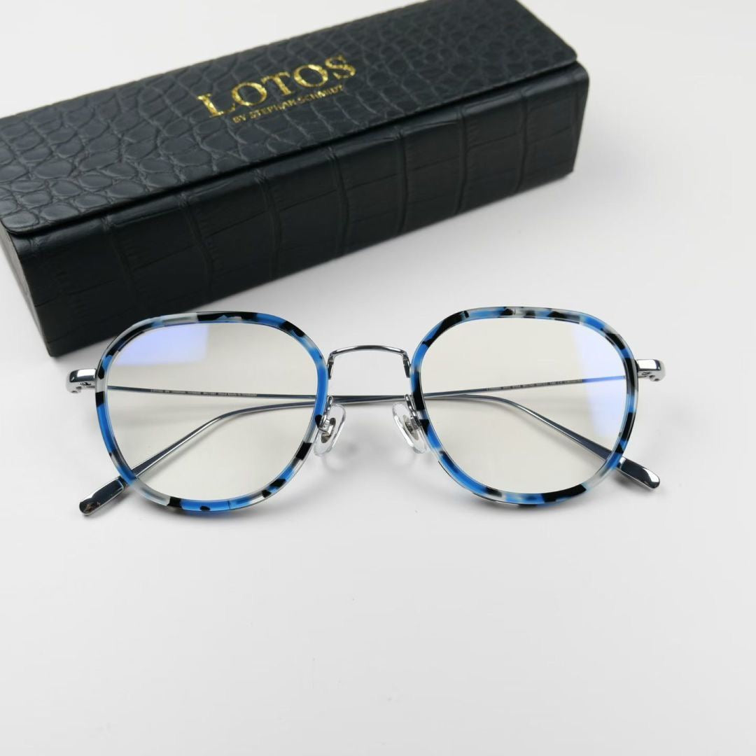 L23A005 Lightweight Round Panto Metal Optical Glasses – Unisex 50-22-145