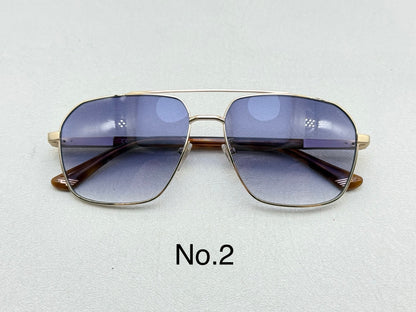 SPLQ85 Oversized Rectangle Metal Sunglasses – 61mm