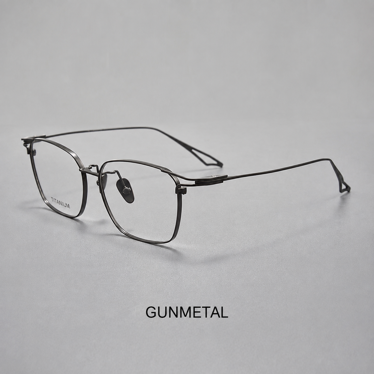 SEVENZ Lightweight Titanium Rectangle Eyeglasses – Retro Unisex 54mm Frame
