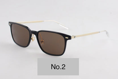 MB0394ON Unisex Rectangle Titanium Sunglasses – 54-19-145