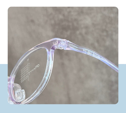 CZ7009ET Kids Round Eyeglasses – Lightweight Flexible TR Children’s Glasses | 46mm