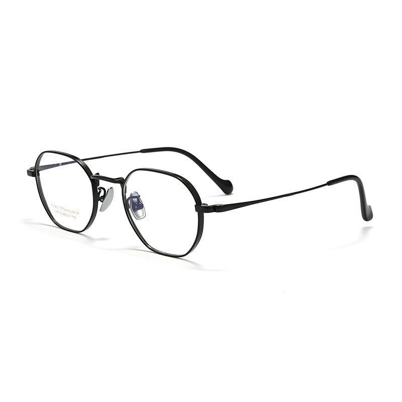 S720P Lightweight Pure Titanium Retro Eyeglasses – Unisex Optical Frame