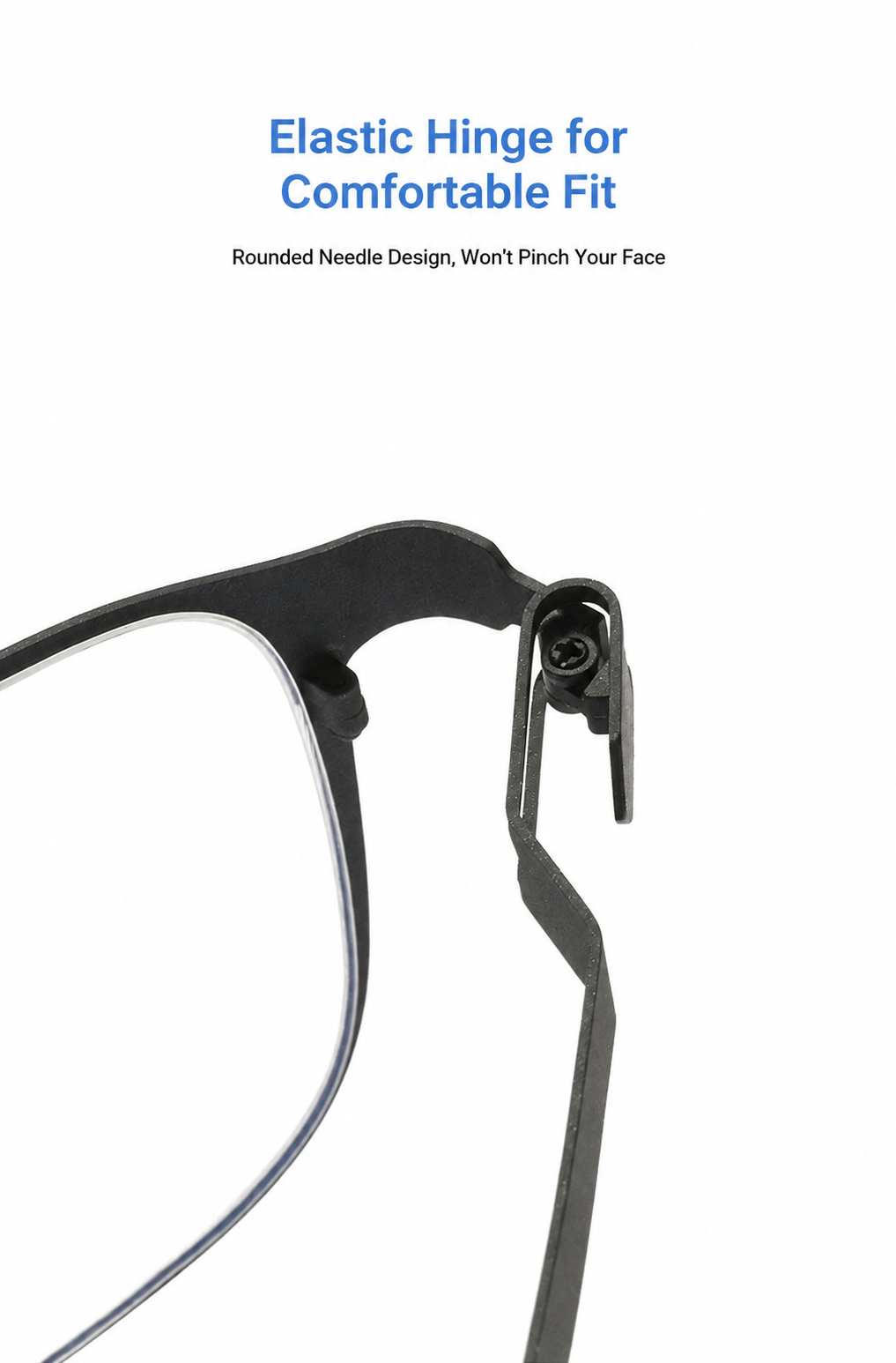 8868 Titanium Magnetic Clip-On Eyeglasses – Polarized Multi-Lens Frame
