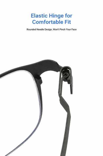 8868 Titanium Magnetic Clip-On Eyeglasses – Polarized Multi-Lens Frame
