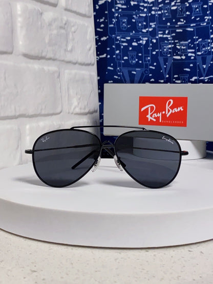 R0101S Reverse Aviator Sunglasses – Unisex Metal Frame 62mm