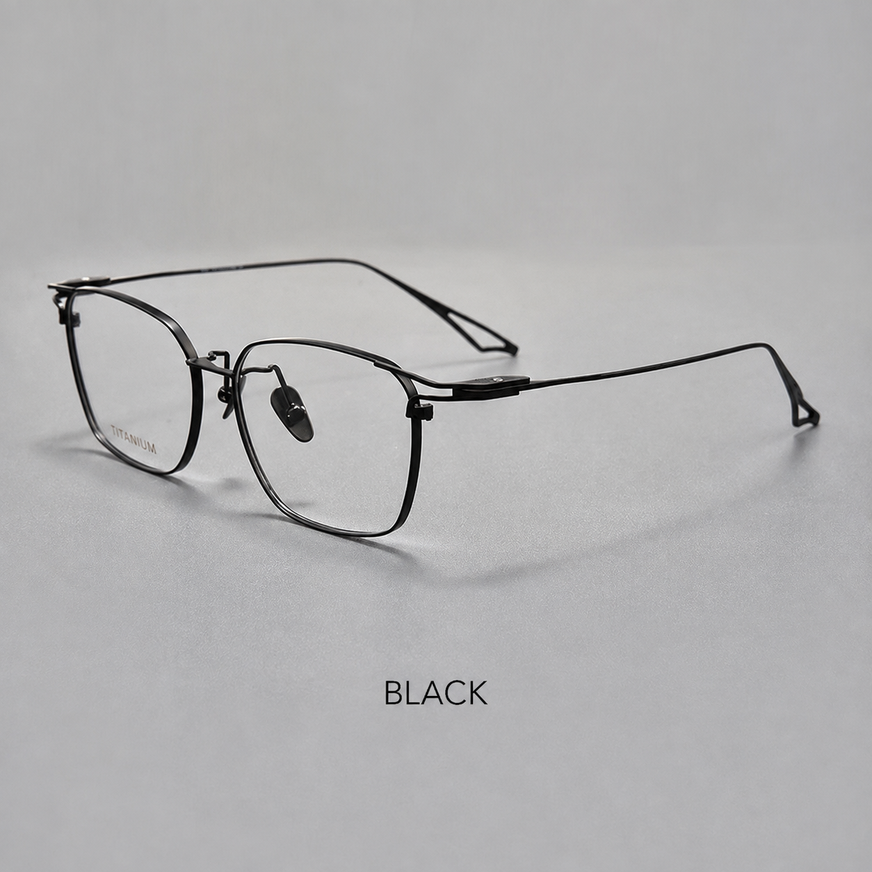SEVENZ Lightweight Titanium Rectangle Eyeglasses – Retro Unisex 54mm Frame