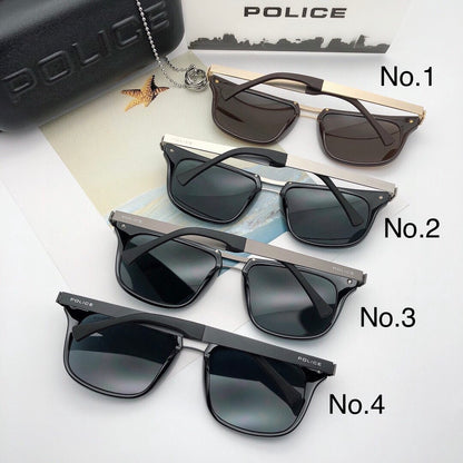 S8748- Classic Square Double-Bridge Sunglasses – 54mm