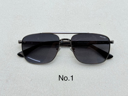 SPL890W Rectangle Metal Sunglasses – 55mm