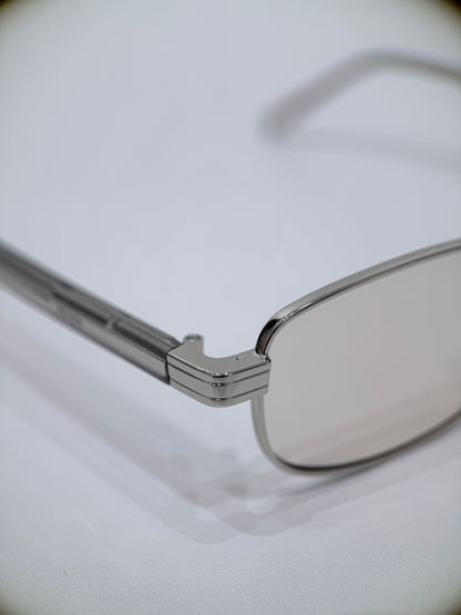 54mm- Unisex Slim Rectangle Metal Sunglasses – UV400 Lightweight Frame